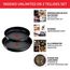 Tefal Ingenio Unlimited On 3-teiliges Pfannenset abnehmbarer Griff, 24/28 cm, platzsparend, stapelbar, Pfannenset Induktion mit Antihaftversiegelung, einfache Handhabung und Reinigung, L39591