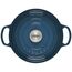 Le Creuset Signature Gusseisen-Bräter mit Deckel, Ø 24 cm, Rund, Für alle Herdarten und Induktion geeignet, Volumen: 4,2 l, 4,305 kg, Deep Teal, 21177246422430