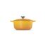 Le Creuset Signature Gusseisen-Bräter mit Deckel, Ø 20 cm, Rund, 2.4 l, 3.092 kg, Nectar, 21177206724430