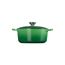Le Creuset Signature Gusseisen-Bräter mit Deckel, Ø 24 cm, Rund, Für alle Herdarten und Induktion geeignet, Volumen: 4,2 l, 4,305 kg, Bamboo, 21177244082430