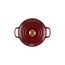 Le Creuset Signature Gusseisen-Bräter mit Deckel, Ø 20 cm, Rund, Für alle Herdarten und Induktion geeignet, Volumen: 2,4 l, 3,092 kg, Garnet, 21177209494441