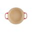 Le Creuset Signature Gusseisen-Bräter mit Deckel, Ø 28 cm, Rund, Für alle Herdarten und Induktion geeignet, Volumen: 6,7 l, 6,125 kg, Kirschrot, 21177280602430