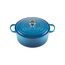 Le Creuset Signature Gusseisen-Bräter mit Deckel, Ø 28 cm, Rund, Für alle Herdarten und Induktion geeignet, Volumen: 6,7 l, 6,125 kg, Marseille
