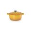Le Creuset Signature Gusseisen-Bräter mit Deckel, Ø 20 cm, Rund, 2.4 l, 3.092 kg, Nectar, 21177206724430