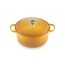 Le Creuset Signature Gusseisen-Bräter mit Deckel, Ø 28 cm, Rund, Für alle Herdarten und Induktion geeignet, Volumen: 6,7 l, 6,125 kg, Nectar, 21177286724430