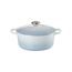 Le Creuset Signature Gusseisen-Bräter mit Deckel, Ø 26 cm, Rund, Für alle Herdarten und Induktion geeignet, Volumen: 5,3 l, 5,135 kg, Coastal Blue, 21177264202430