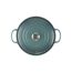 Le Creuset Signature Gusseisen-Bräter mit Deckel, Ø 28 cm, Rund, Für alle Herdarten und Induktion geeignet, Volumen: 6,7 l, 6,125 kg, Ocean, 21177283602430