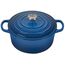 Le Creuset Signature Gusseisen-Bräter mit Deckel, Ø 22 cm, Rund, Für alle Herdarten und Induktion geeignet, Volumen: 3,3 l, 3,932 kg, Marseille