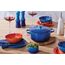 Le Creuset Signature Gusseisen-Bräter mit Deckel, Ø 18 cm, Rund, Für alle Herdarten und Induktion geeignet, Volumen: 1,8 l, 2,572 kg, Azure, 21177182202430, 21177182202430