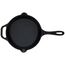 VICTORIA Bratpfanne Gusseisenpfanne Eingebrannte, Induction 25cm Geeignet für Feuer, Grill, Backofen, Ceranfeld, Gas, Cast Iron Skillet Cured, Toxic Free Non-Stick Kochgeschirr ohne PTFE oder PFOA