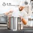 Royal Catering Kochtopf Induktion 25 L Ø 32 cm mit Deckel Edelstahl-Topf Induktionsherd-Topf Induktionskochtopf Edelstahltopf