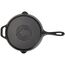 VICTORIA Bratpfanne Emaillierte Gusseisenpfanne Induction 25cm Bratpfanne Geeignet für Feuer, Grill, Backofen, Ceranfeld, Gas, Cast Iron Skillet, Toxic Free Kochgeschirr ohne PTFE oder PFOA