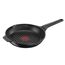 Tefal Aroma E21540 Grillpfanne 26 cm |Titanium-Antihaftversiegelung | Thermo-Spot Technologie | Ausgießhilfen | Gegengriff | Induktionsgeeignet | Umweltfreundlich | Schwarz