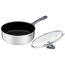 TEFAL Sauteuse Dailycook en inox - Ø 24 cm - Avec couvercle en verre - Tous feux dont induction
