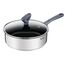 TEFAL Sauteuse Dailycook en inox - Ø 24 cm - Avec couvercle en verre - Tous feux dont induction