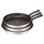 Tefal Daily Cook Pfannen-Set, 3 Stück: Bratpfannen aus Edelstahl, 20/24/26 cm, antihaftbeschichtet, Thermospot-Technologie, gleichmäßiges Kochen, alle Herdarten, schwarz