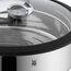 WMF Vitalis Aroma Dampfgarer 28 cm, Dampfgarer Topf, Bräter rund 5,0l, Dampfgartopf, Glasdeckel mit Silikonrand, Garthermometer, Garblech, Cromargan Edelstahl unbeschichtet, backofenfest