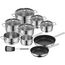 Silit Alicante Topfset Induktion 10-teilig, Kochtopf Set mit Glasdeckel, Edelstahl poliert, Induktions Töpfe Set unbeschichtet