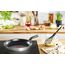 Tefal Comfort Max 26 cm Bratpfanne, Premium Edelstahl, Thermo-Spot Temperaturanzeige, Antihaftbeschichtung, Induktion G7260544, Schwarz, Silber