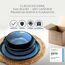 Steingut Geschirrset 6 Personen Ibiza 24 tlg. TESTSIEGER, Traumhaftes Mediterranes Steingut Geschirr Set, Schüssel- und Teller Set, Tafelservice 6 Personen, Geschirrsets Pure Living in Tiefblau