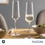LEONARDO HOME Sektgläser PUCCINI (6er Set) inkl. Poliertuch • Spülmaschinenfeste Prosecco-Kelche (280 ml) • Stoßfest & Alltagstauglich • 040979