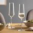 LEONARDO HOME Sektgläser PUCCINI (6er Set) • kratzfeste Sektgläser (280 ml) • Spülmaschinenfest & Langlebig • Zeitlose Champagnergläser für Zuhause & Restaurants • Prosecco-Glas Puccini • 069550
