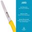 GRÄWE Tafelmesser 6 Stück, Messerset zum Schneiden, 6er Pack Brötchenmesser, Frühstücksmesser mit einseitigem Wellenschliff, Brotmesser, scharfe Messer für Brotzeit, 21 cm - Gelb