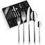 WMF Boston Besteck Set 12 Personen, Essbesteck 60 teilig, Monobloc-Messer, Cromargan Edelstahl poliert, glänzend, spülmaschinenfest