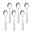 Otto Koning - Leipzig – Teelöffel 6 Stück, Hochwertiger Kaffeelöffel aus Edelstahl, hochglanzpoliert, löffel mit Modernem und elegantes Design.