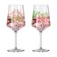 RITZENHOFF 3461005 Aperitifglas 500 ml - 2er Set - Serie Sommersonett Nr. 5, 2 Stück, Tier & Pflanze - Made in Germany