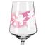 Ritzenhoff 3461003 Aperitifglas 500 ml – 2er Set – Serie Sommersonett Nr. 3 – 2 Stück mit Blütenmotiv – Made in Germany, Rosa, Weiß