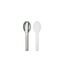 Mepal - Besteck 3-teiliges Set Ellipse - Besteck-Set für unterwegs - Besteht aus einem Messer, Gabel & Löffel - Besteck-Set mit Reiseetui - Edelstahl - Nordic Sage