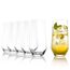 Stölzle Lausitz Longdrinkgläser Quatrophil 6er-Set 390ml – Elegante Longdrinkbecher und Cocktailgläser für Drinks, Wasser & Säfte – Hochwertige Wassergläser aus Kristallglas – Spülmaschinen & Stoßfest