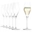 Stölzle Lausitz Champagner Gläser Quatrophil 6er-Set 290ml – Eleganter Champagnerkelch ideal für Sekt & Prosecco – Hochwertige Kristall Sektgläser aus deutscher Herstellung – Spülmaschinen- & Stoßfest