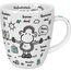 Sheepworld Tasse mit Motiv "Ohne Lieblingsmensch ist alles doof" | Porzellan, 45 cl | Geschenktasse für Kaffee und Tee, Tasse mit Spruch | 46508