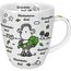 Sheepworld Tasse "Ohne Glück ist alles doof" | Porzellan, 45 cl | Sprüche-Tasse für Kaffee und Tee, Porzellantasse mit Spruch, Silvester | 46504