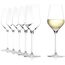Stölzle Lausitz Weißweingläser Quatrophil 6er-Set 405 ml – Hochwertige Weingläser ideal für Weißwein & Aperitif – Eleganter Weißweinkelch aus Kristallglas – spülmaschinenfest & Made in Germany