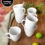 Moritz & Moritz BASIC Kaffeetassen Set 6-teilig - ca. 300ml aus hochwertigem Porzellan in klassischem Weiß - Perfekt für Kaffee, Tee, heiße Schokolade, Cappuccino