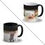 LOOXIS Personalisierte Zaubertasse mit Foto & Text bedruckt, selbst gestalten – Farbwechseltasse, Magic Mug, Thermobeschichtung, 325ml, Keramik - Geschenkidee Männer, Frauen – Innen weiß