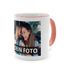 PhotoFancy® - Tasse mit Foto bedrucken lassen - Fototasse personalisieren – Kaffeebecher zum selbst gestalten (Rosa)