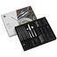 WMF Silk Besteck Set 12 Personen, Essbesteck 60 teilig, Monobloc-Messer, Cromargan Edelstahl mattiert, spülmaschinenfest