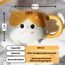 Winkee - Pet Friends Tasse Kätzchen Mimi I Super süße Kaffeetasse & Teetasse I Großer Becher- ca. 450 ml
