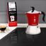 Bialetti Fiammetta Induktions-Kaffeemaschine, 2 Tassen (100 ml), für alle Herdarten geeignet, Elegantes Design, rot