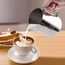 Milch Pitcher rostfreiem Edelstahl Milchkännchen perfekt für Milchaufschäumer Cappuccino Milchschau (900ml)
