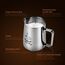 OneChois Milch Pitcher rostfreiem Edelstahl Milchkännchen perfekt für Milchaufschäumer Cappuccino Milchschau (350ml)