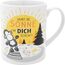 Sheepworld XL-Tasse Motiv "Sonne" | Große Tasse aus Porzellan, Jumbo-Tasse, 60 cl, Tasse mit Spruch | Geschenk, Freund, Freundin | 47548, Gelb