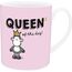 Sheepworld XL-Tasse Queen of the day | Große Kaffeetasse aus Porzellan, XL Jumbo-Tasse, 60 cl, Becher mit Spruch | Geschenk, Freund, Freundin | 74724