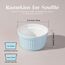 Highkit Creme Brulee Schälchen 6 Stück, 9 cm - 200 ml Souffle Förmchen Backofenfest, Souffleeförmchen Schüsseln, Creme Brulee Schalen, Keramikförmchen Ofenfeste Förmchen, Ragout Fin Schalen,Blau