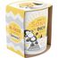 Sheepworld XL-Tasse Motiv "Sonne" | Große Tasse aus Porzellan, Jumbo-Tasse, 60 cl, Tasse mit Spruch | Geschenk, Freund, Freundin | 47548, Gelb