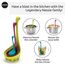 OTOTO The Nessie Family Soup Ladle and Tea Infuser Set - Durable Silicone, Colander for Cooking & Tea Infusers - 100% Food safe, BPA Free Spoon - Heat Resistant Fun Kitchen Gadgets
